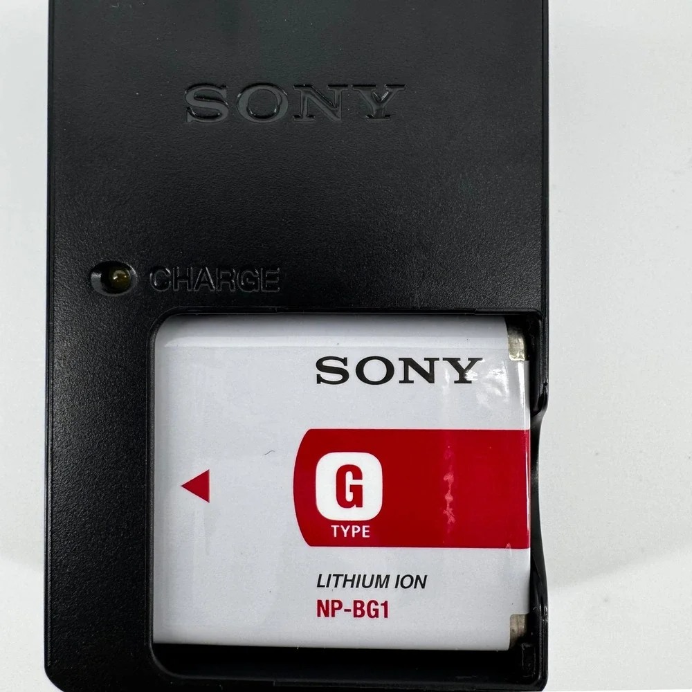 Sony Cyber-shot DSC-H70 16.1MP Digital Camera 10x Zoom Silver Battery Charger